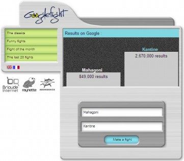 Google Fight Google Fight